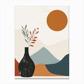 Abstract Minimalism, Hygge Canvas Print