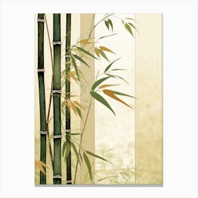 Bamboo Trees Canvas Print