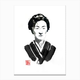 Woman In Edo Canvas Print