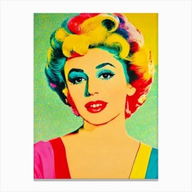 Rita Moreno Colourful Pop Movies Art Movies Canvas Print