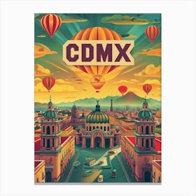 Cdmx Mexico Canvas Print