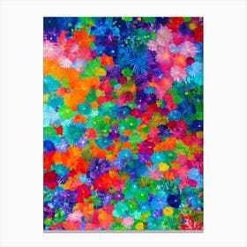 Pocillopora Vibrant Painting Canvas Print