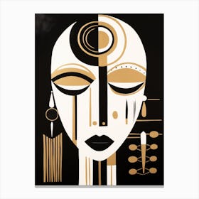 African Head Canvas Print