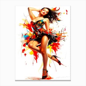 Top Model Girl -Top Model In The World Canvas Print