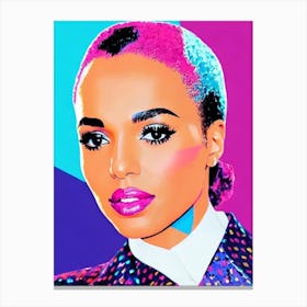 Kerry Washington Pop Movies Art Movies Canvas Print