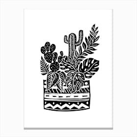 Botanical Pot Canvas Print
