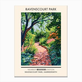 Ravenscourt Park London Parks Garden 4 Canvas Print