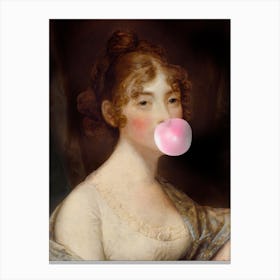 Pretty Bubblegum Canvas Print