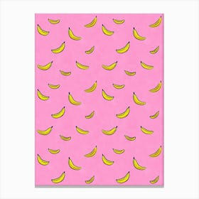 Pink Bananas Canvas Print