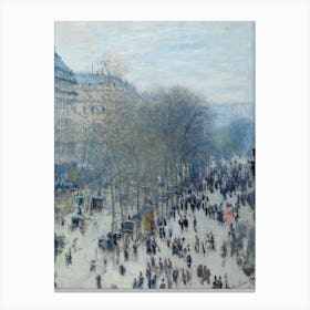 Boulevard Des Capucines, Claude Monet Canvas Print