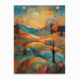 Landscape With Trees 7 Canvas Print