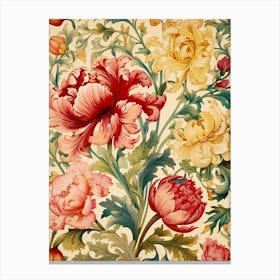 Floral Wallpaper Pattern 1 Canvas Print