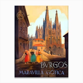 Villa Maravilla, Burgos, Spain Canvas Print