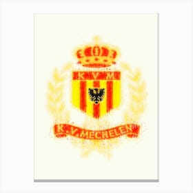 Kv Mechelen League Belgium Canvas Print