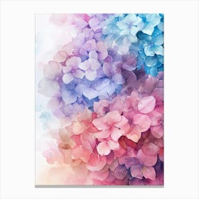 Watercolor Hydrangeas 2 Canvas Print