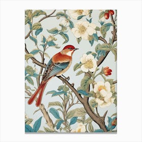 Bird On A Branch 60 Canvas Print