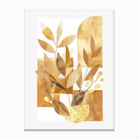 Golden Leaves 23 Canvas Print