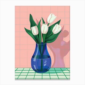 Tulips In A Vase 17 Canvas Print