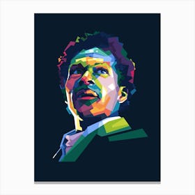 Chuck Berry Pop Art WPAP Canvas Print