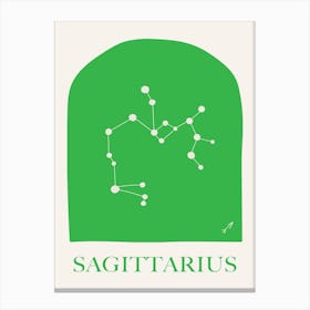 Zodiac Sagittarius Canvas Print