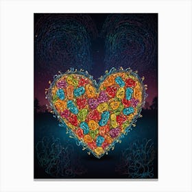 Heart Of Candy 3 Canvas Print