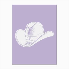 Purple Cowboy Hat Toile