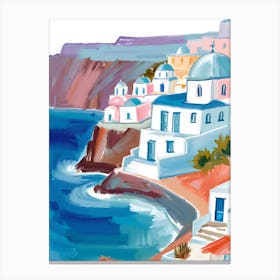 Santorini Print Canvas Print