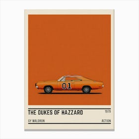 The Dukes Of Hazzard Tv Series Car Canvas Print