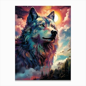 Wolf Painting 1 Canvas Print