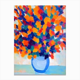 Pop Them In A Vase Matisse Inspired Flower Canvas Print