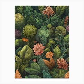 Flora And Fauna Canvas Print