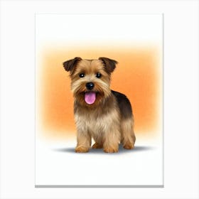 Australian Terrier Illustration dog Canvas Print