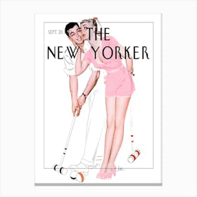 New Yorker Canvas Print