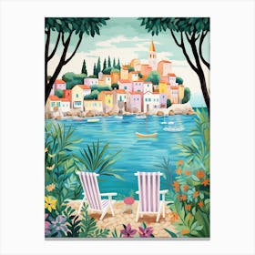 Rovinj Croatia 3 Illustration Canvas Print