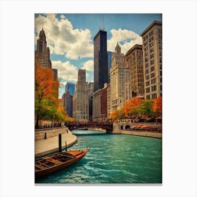 Chicago River 5 Canvas Print