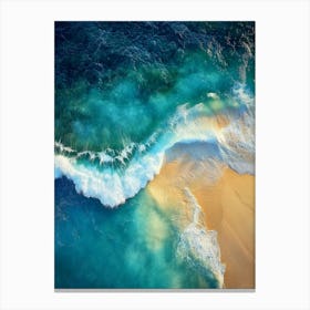 Aerial View Of The Ocean 12 Canvas Print