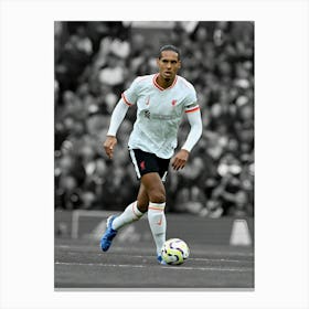 Virgil Van Dijk Of Liverpool Canvas Print