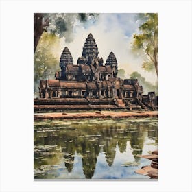Angkor Wat World Wonders Canvas Print