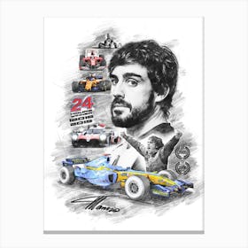 Fernando Alonso 1 Canvas Print