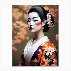 Geisha 103 Canvas Print