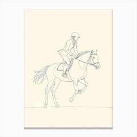 Equestrian Rider Stampe su tela