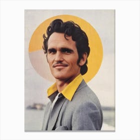 Matt Dillon Retro Collage Movies Canvas Print