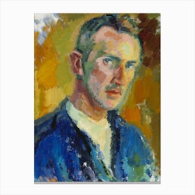 Self Portrait, 1918, By Magnus Enckell Canvas Print