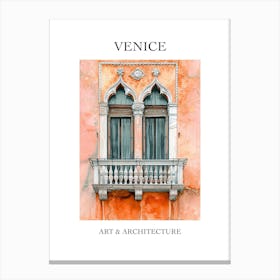 Venice Travel And Architecture Poster 2 Canvas Print