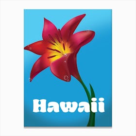 Hawaiian Lily Canvas Print