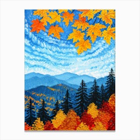 Fall In The Mountains Canvas Print