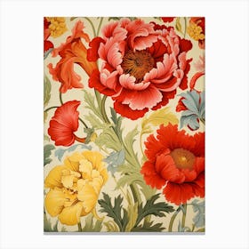 Floral Wallpaper 11 Canvas Print