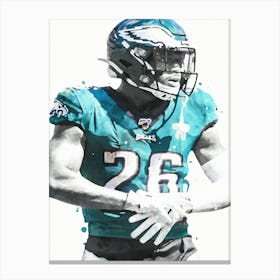 Miles Sanders Philadelphia 1 Canvas Print