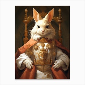 Rabbit King Canvas Print