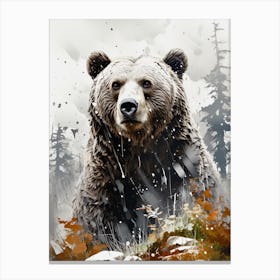 Grizzly Bear Canvas Print